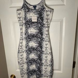 Uk2LA grey snake skin maxi dress